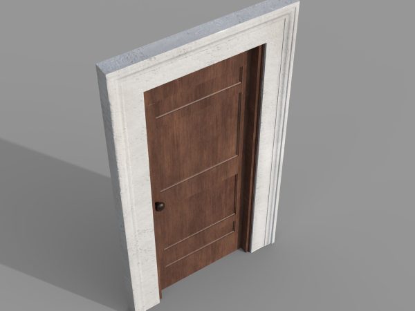 Wooden door 6