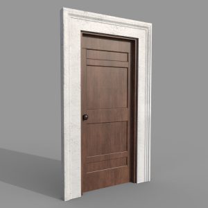 Wooden door 6