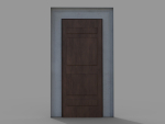 Wooden door 6