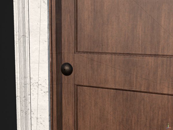 Wooden door 6