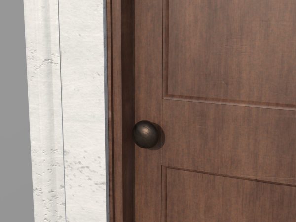 Wooden door 6