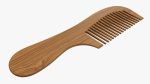 Wooden hair comb type 4