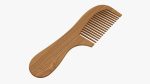 Wooden hair comb type 4