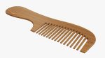 Wooden hair comb type 4