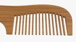 Wooden hair comb type 4