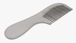Wooden hair comb type 4