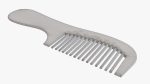 Wooden hair comb type 4