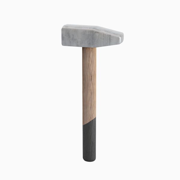 Wooden Industrial Hammer 01