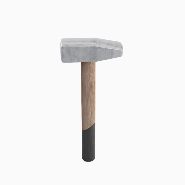 Wooden Industrial Hammer 01