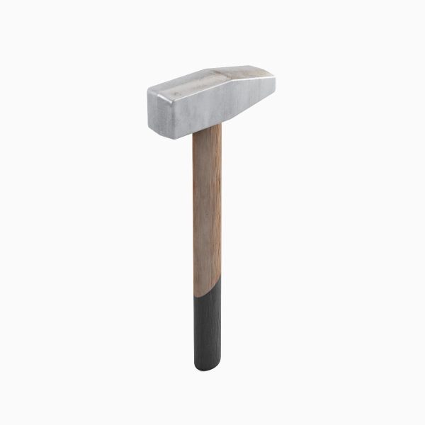 Wooden Industrial Hammer 01