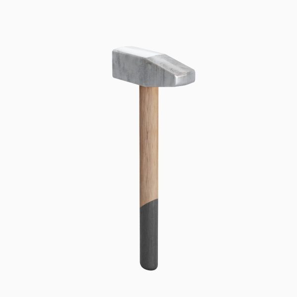 Wooden Industrial Hammer 01