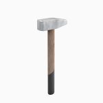 Wooden Industrial Hammer 01