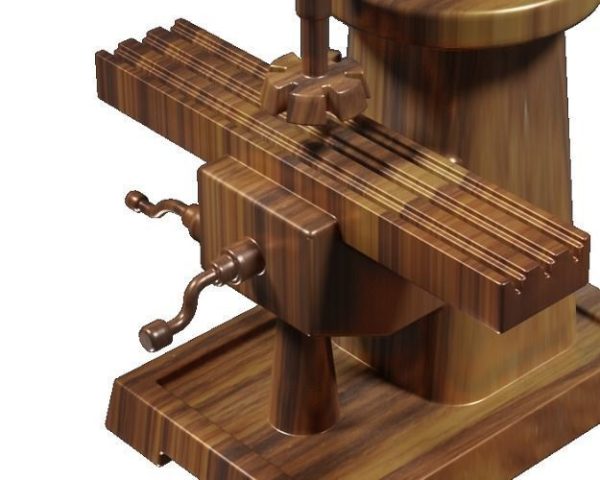 Wooden Milling Machine Toy