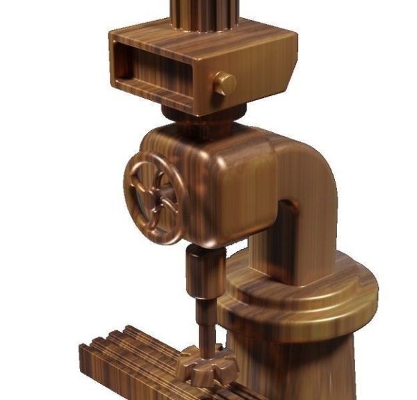 Wooden Milling Machine Toy