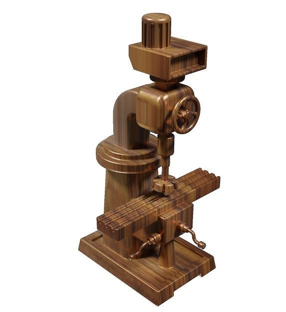 Wooden Milling Machine Toy