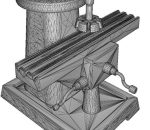 Wooden Milling Machine Toy