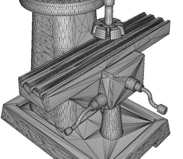 Wooden Milling Machine Toy