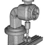 Wooden Milling Machine Toy