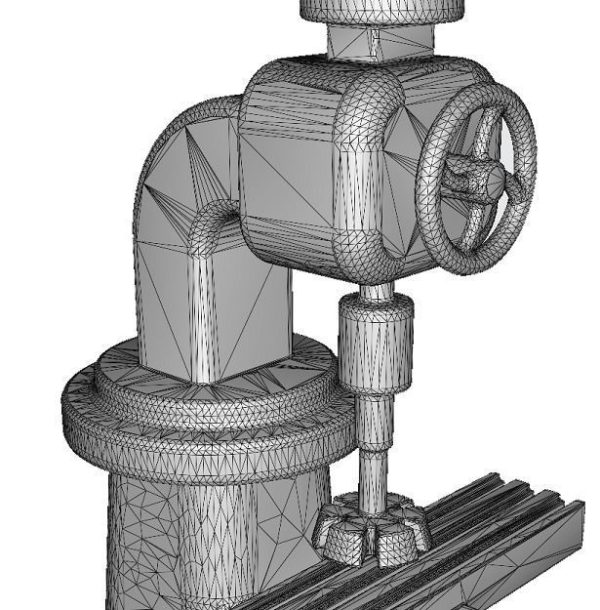 Wooden Milling Machine Toy