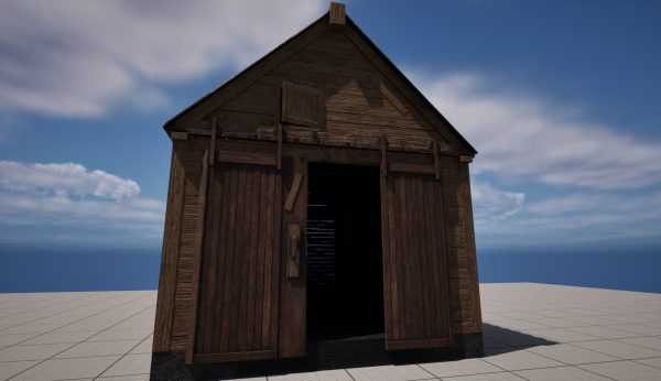 Wooden shack