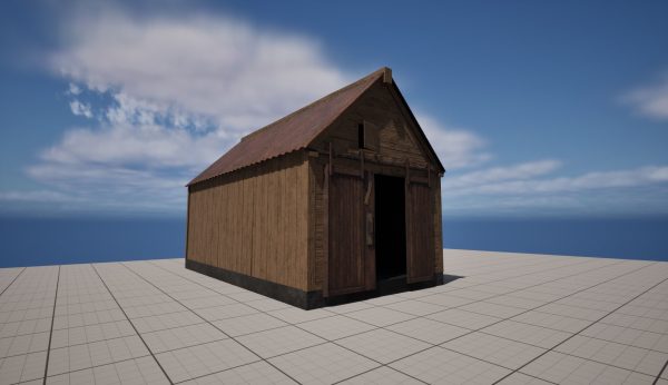 Wooden shack