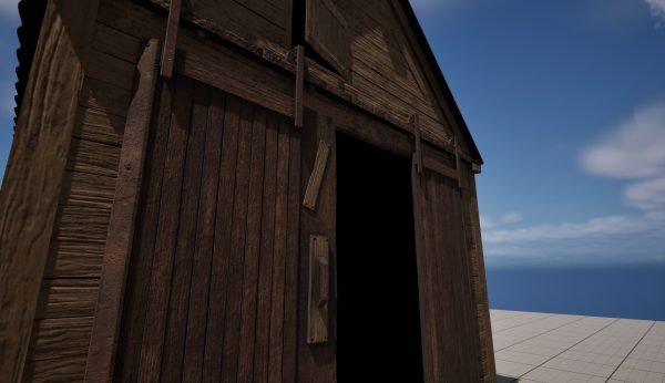 Wooden shack