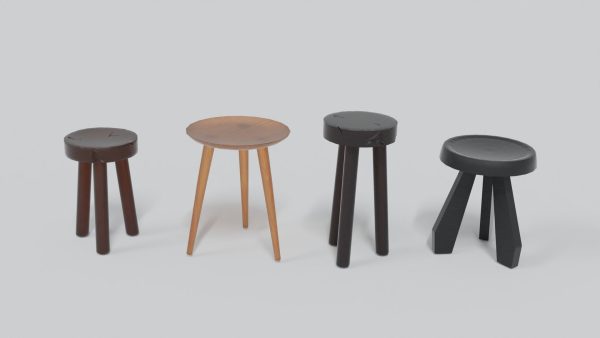 Wooden Stools 4