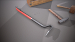 Wooden toolbox and tools