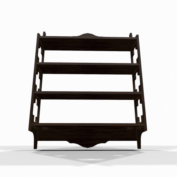 Wooden wall shelf