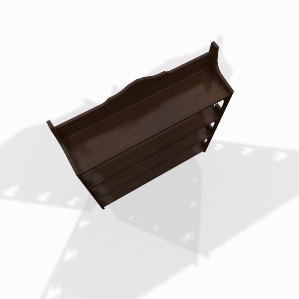 Wooden wall shelf