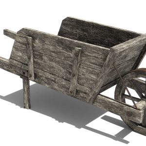 Wooden Wheelbarrow
