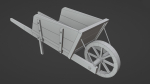 Wooden Wheelbarrow