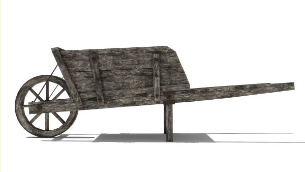 Wooden Wheelbarrow