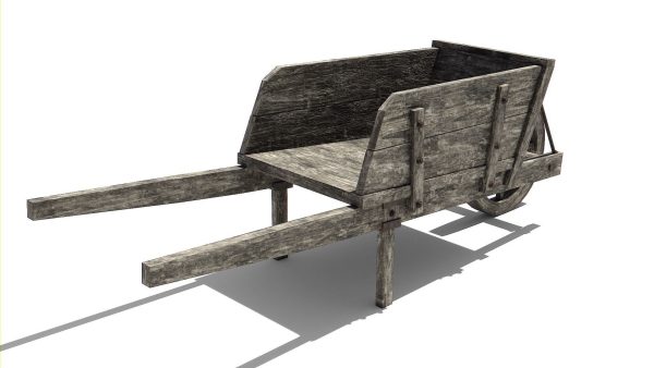 Wooden Wheelbarrow