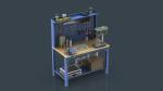 WORKBENCH with tools