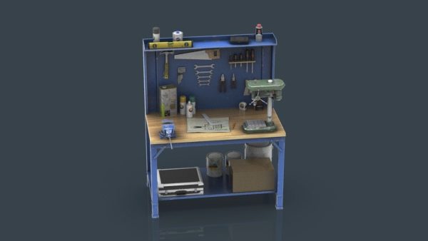 WORKBENCH with tools