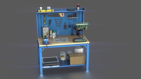 WORKBENCH with tools
