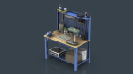 WORKBENCH with tools