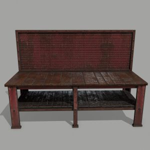 workbench-3d-model-low-poly-obj