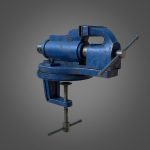 Workbench with tools