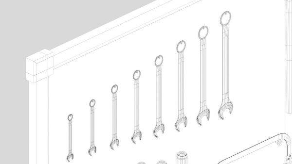 Workbench with Tools