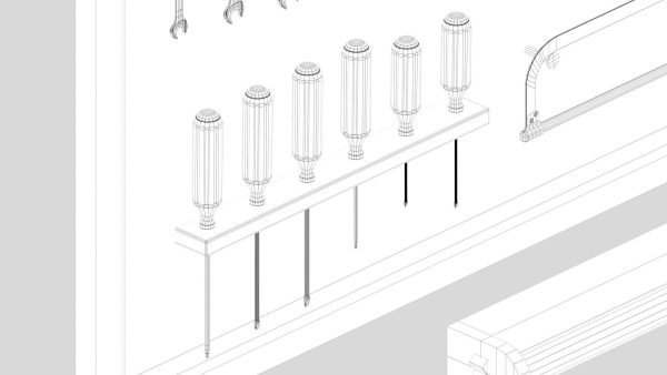 Workbench with Tools