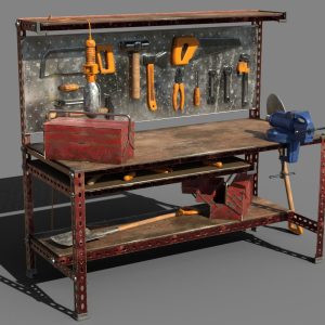 workbench-with-tools-3d-model-a76ae76074
