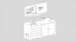 Workbench with Tools