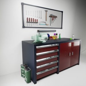 Workbench with Tools