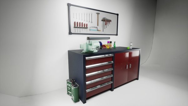 Workbench with Tools