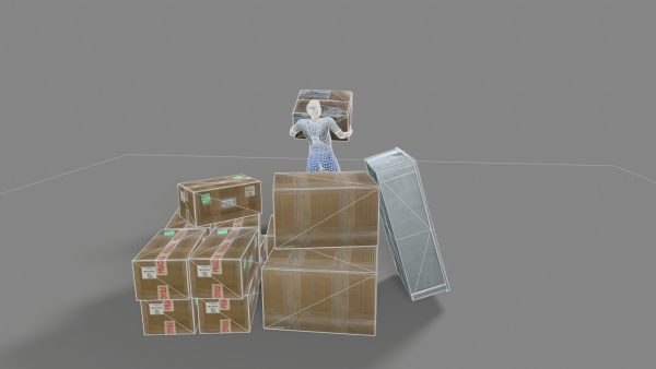 Worker Character 3D model