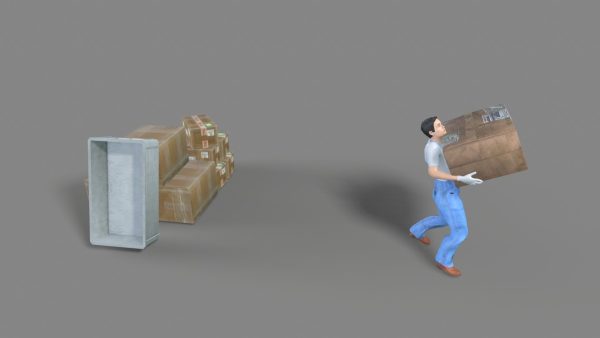 Worker Character 3D model