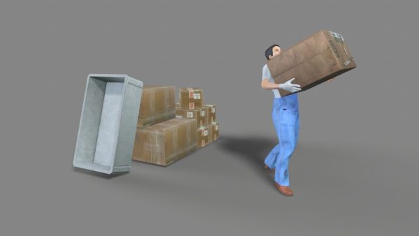 Worker Character 3D model