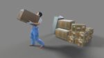 Worker Character 3D model